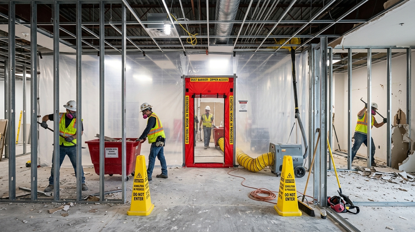 Commercial demolition services